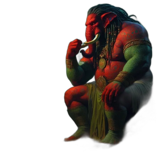 creature, animal, mask, concept art transparent PNG cut-out