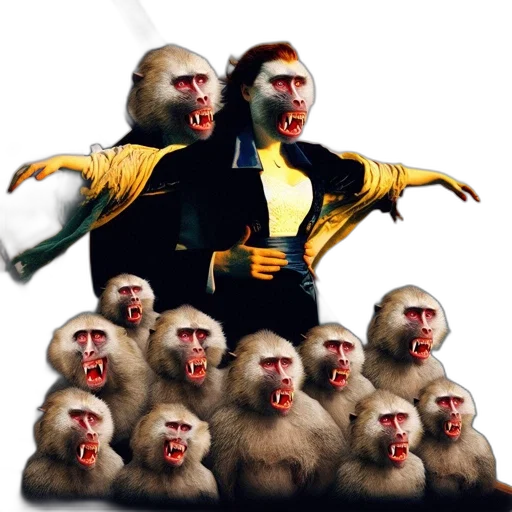 mask, creature, animal, jacket transparent PNG cut-out