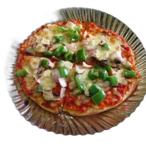 food, 3d render, photorealistic, pizza transparent PNG cut-out