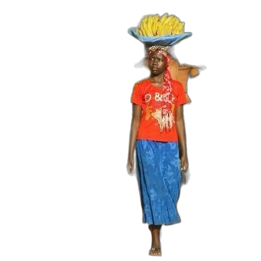 hat, umbrella, staff, dress transparent PNG cut-out