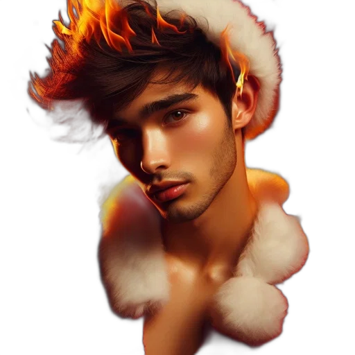 dragon, hat, hair, face transparent PNG cut-out