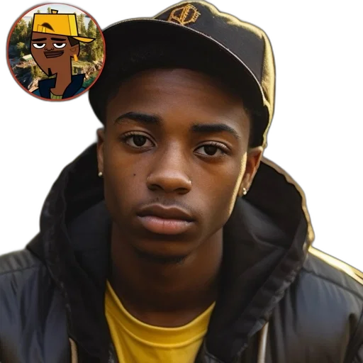 hat, face, staff, jacket transparent PNG cut-out