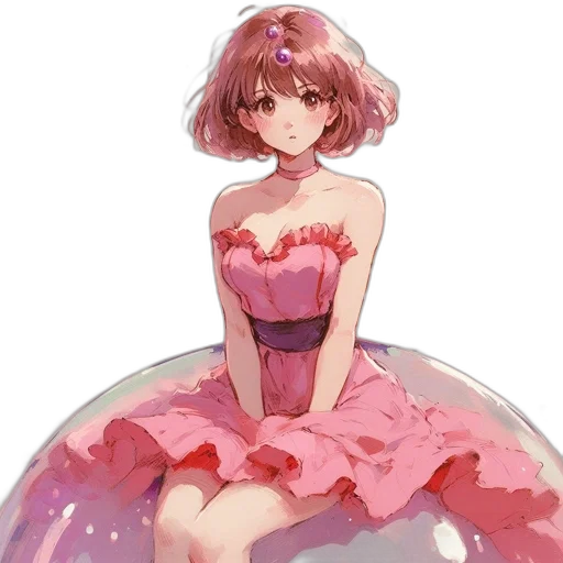 dress, crown, umbrella, flower transparent PNG cut-out