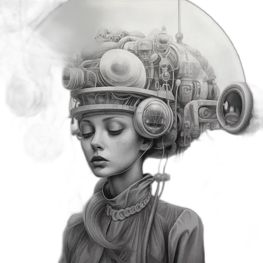 robot, hat, mask, crown transparent PNG cut-out