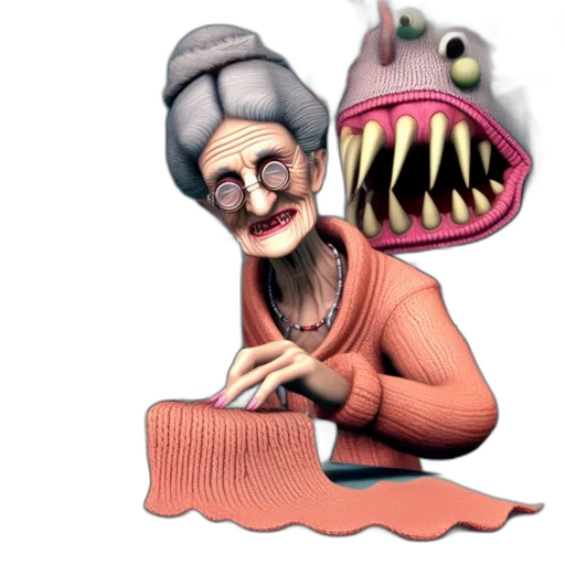 creature, mask, staff, dragon transparent PNG cut-out