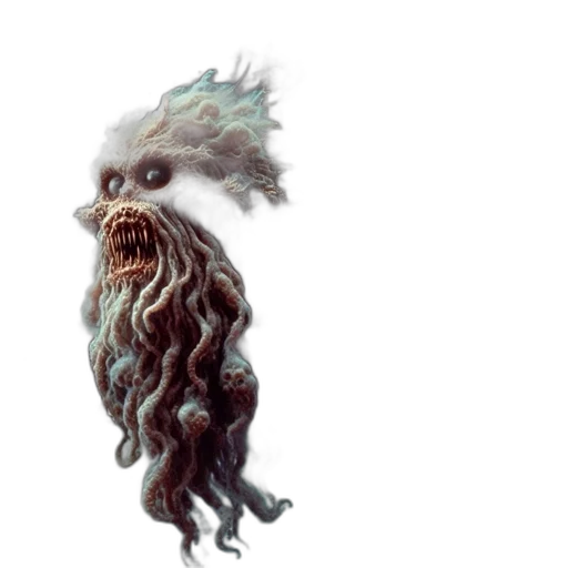 hair, creature, dragon, face transparent PNG cut-out