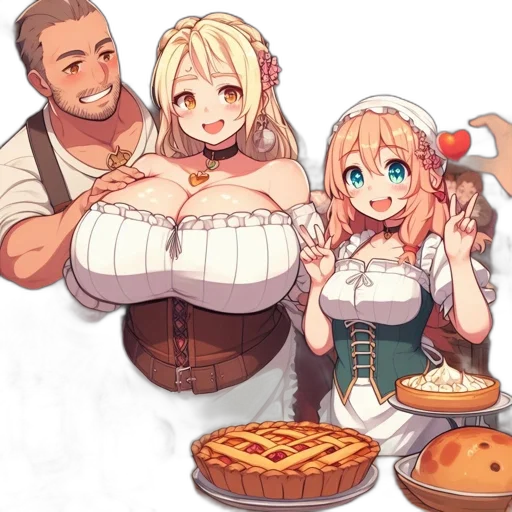 food, staff, pixel art, anime transparent PNG cut-out