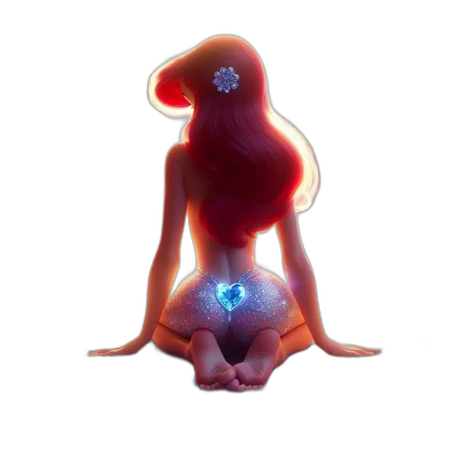 creature, flower, staff, crown transparent PNG cut-out