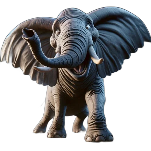 animal, creature, 3d render, concept art transparent PNG cut-out