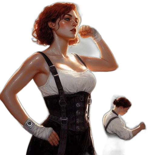 dress, robot, concept art, cyberpunk transparent PNG cut-out