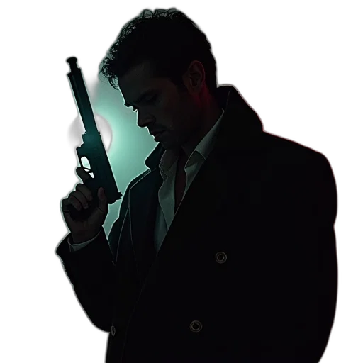weapon, jacket, staff, concept art transparent PNG cut-out