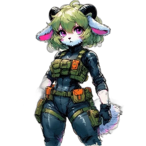 weapon, staff, animal, jacket transparent PNG cut-out
