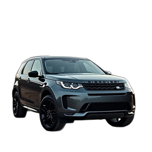 car, photorealistic, 3d render, land transparent PNG cut-out