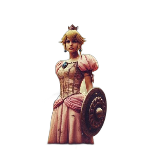 crown, dress, staff, weapon transparent PNG cut-out