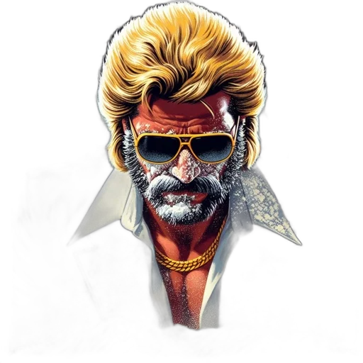 face, jacket, mask, comic book art transparent PNG cut-out