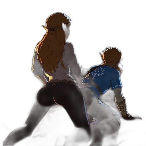 concept art, watercolor, fantasy art, pixel art transparent PNG cut-out