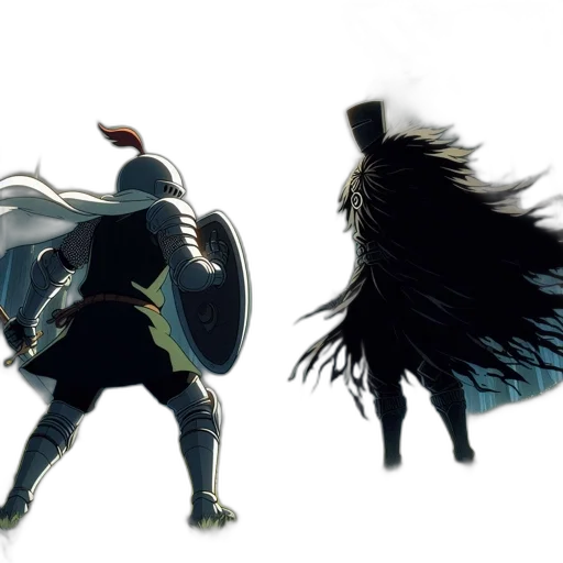 sword, mask, concept art, 3d render transparent PNG cut-out