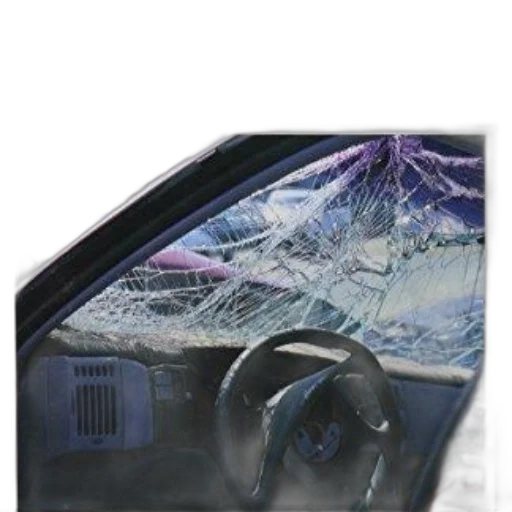 car, jacket, face, weapon transparent PNG cut-out