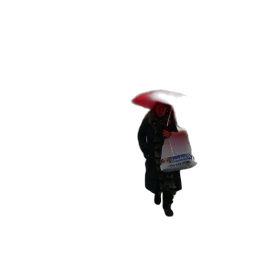 umbrella, jacket, hat, robot transparent PNG cut-out