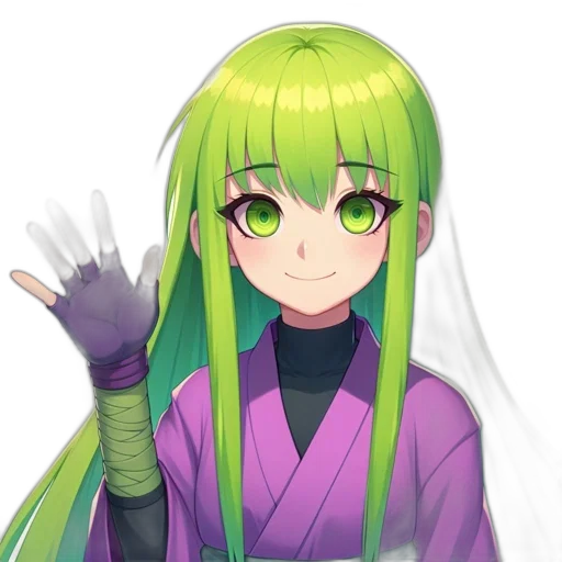 staff, hair, dragon, weapon transparent PNG cut-out