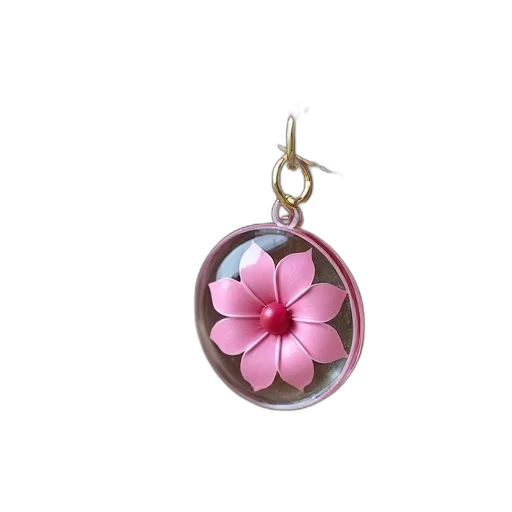 jewelry, flower, 3d render, photorealistic transparent PNG cut-out