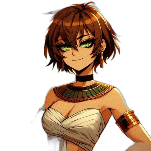 staff, mask, dress, fantasy art transparent PNG cut-out