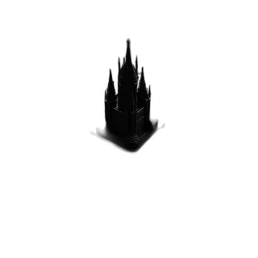 crown, building, dragon, staff transparent PNG cut-out