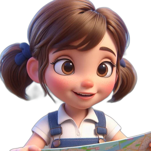 staff, face, 3d render, cartoon transparent PNG cut-out