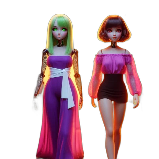 dress, 3d render, concept art, fantasy art transparent PNG cut-out