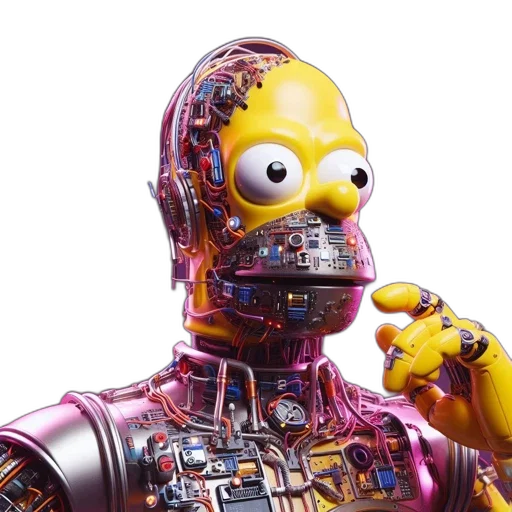 robot, mask, face, cyberpunk transparent PNG cut-out