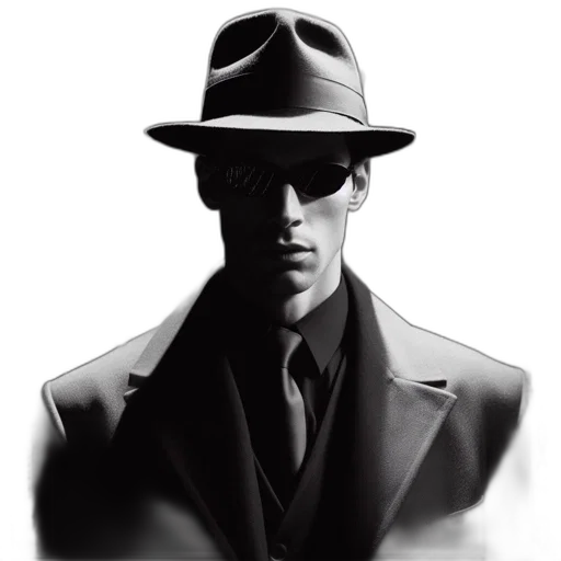 hat, jacket, face, mask transparent PNG cut-out