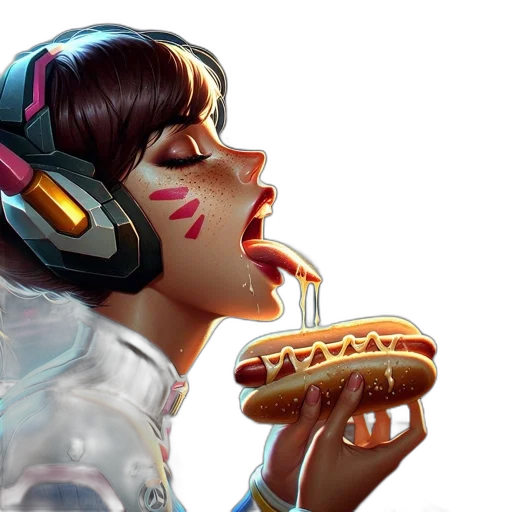food, robot, cyberpunk, concept art transparent PNG cut-out