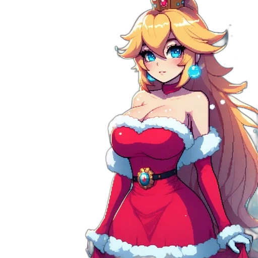 dress, crown, pixel art, concept art transparent PNG cut-out