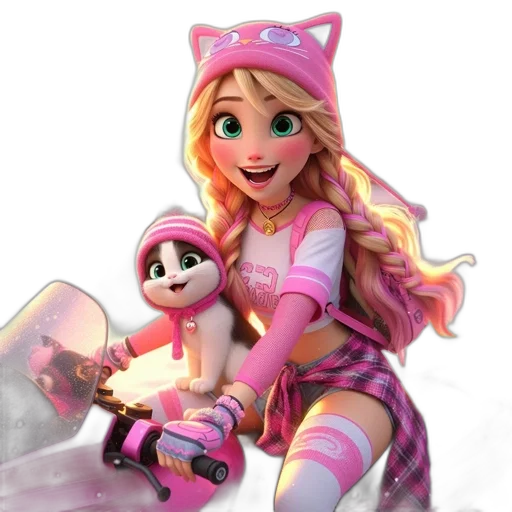 3d render, fantasy art, cartoon, concept art transparent PNG cut-out