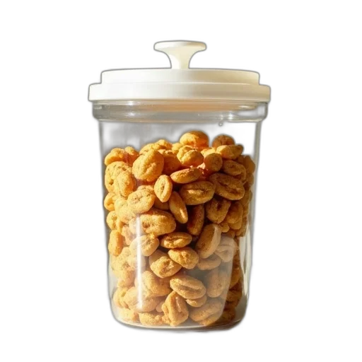 food, crown, 3d render, photorealistic transparent PNG cut-out