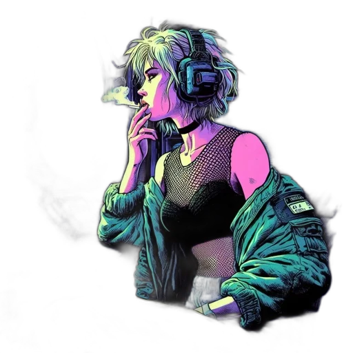 jacket, dress, mask, creature transparent PNG cut-out