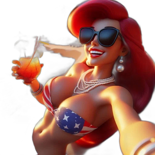 3d render, photorealistic, cartoon, comic book art transparent PNG cut-out
