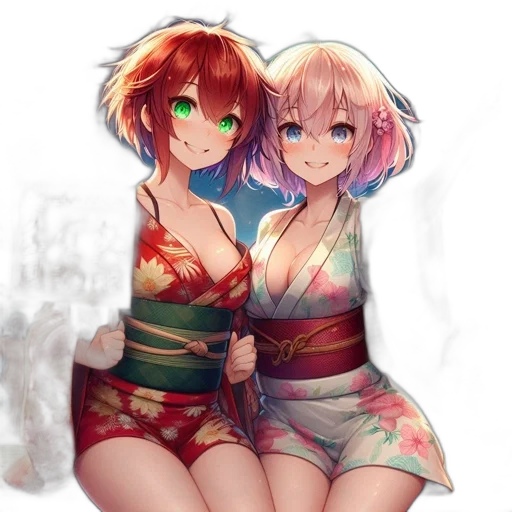 dress, staff, dragon, anime transparent PNG cut-out
