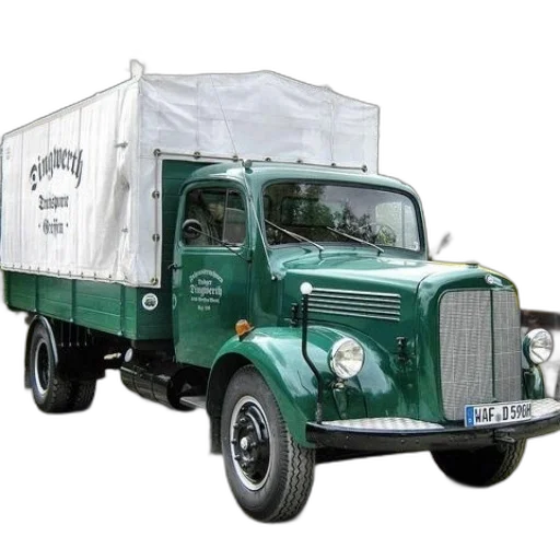 photorealistic, 3d render, green, truck transparent PNG cut-out
