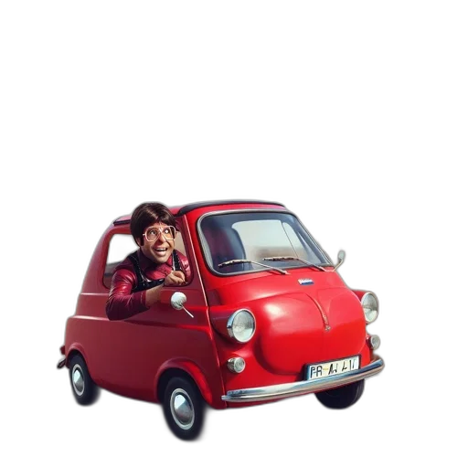 car, animal, concept art, 3d render transparent PNG cut-out