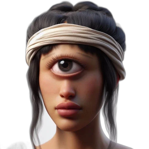 face, mask, hat, creature transparent PNG cut-out