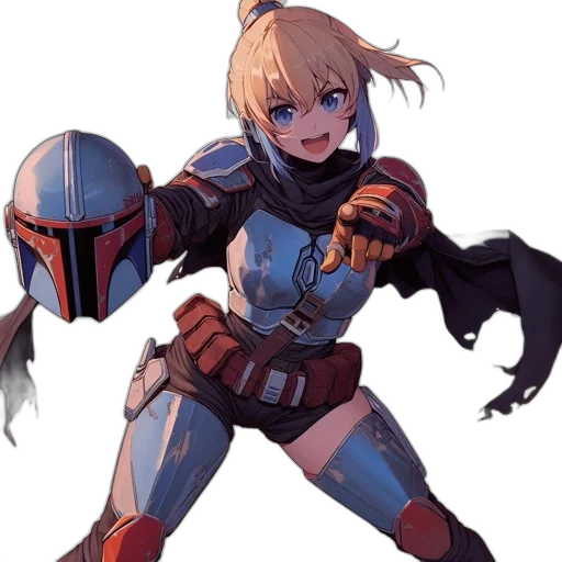 weapon, robot, mask, sword transparent PNG cut-out