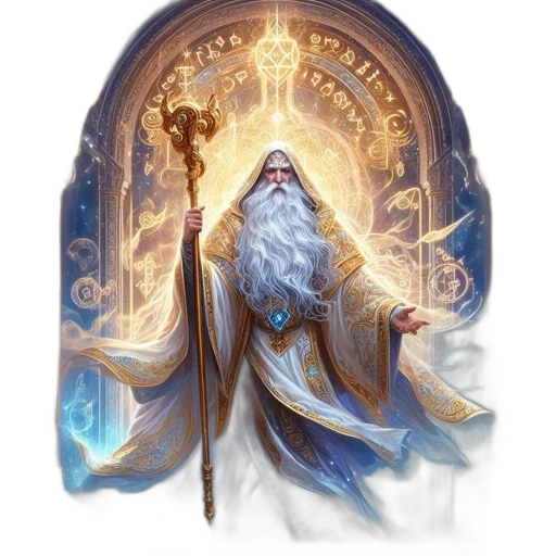 staff, sword, crown, fantasy art transparent PNG cut-out