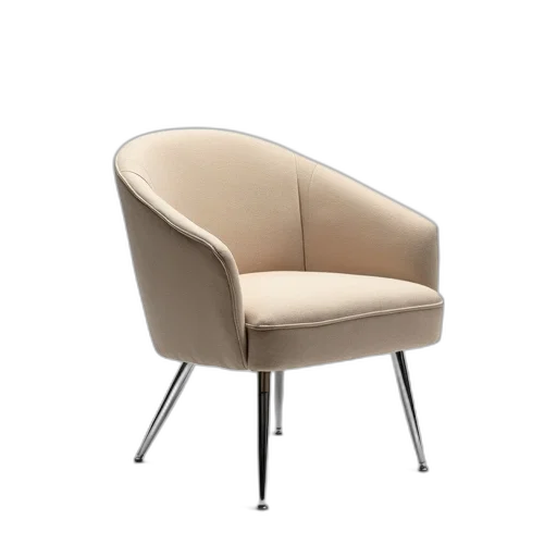 furniture, 3d render, sleek, modern transparent PNG cut-out