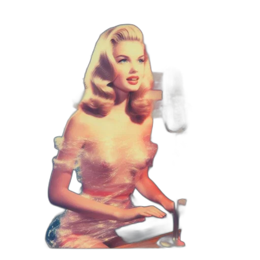 dress, jewelry, vaporwave, pixel art transparent PNG cut-out