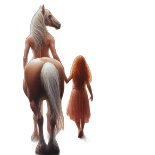 hair, animal, dress, concept art transparent PNG cut-out