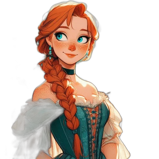 dress, face, fantasy art, concept art transparent PNG cut-out