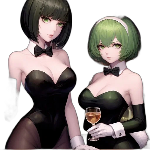 dress, anime, concept art, pixel art transparent PNG cut-out