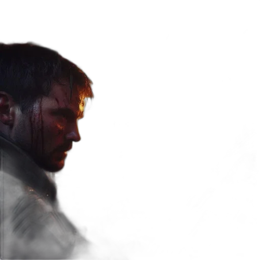face, weapon, jacket, robot transparent PNG cut-out