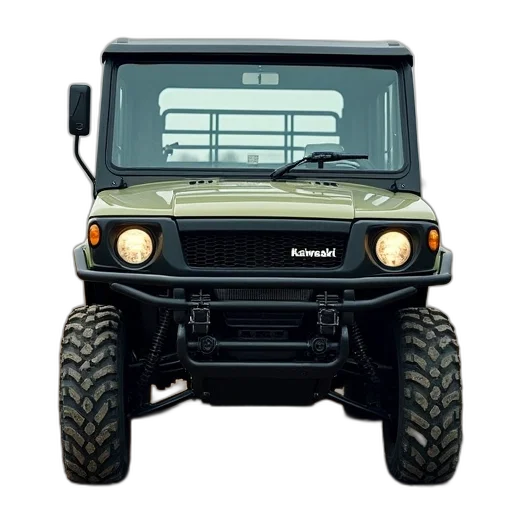 car, front, view, kawasaki transparent PNG cut-out